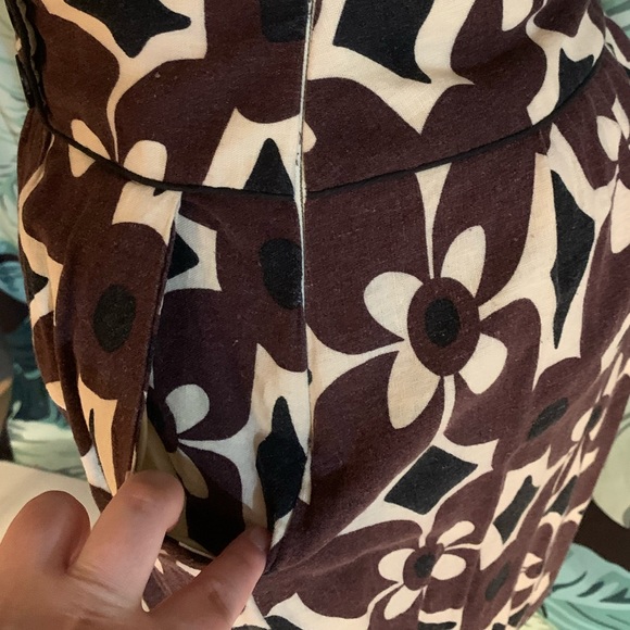 Mod linen floral skirt - Picture 5 of 10